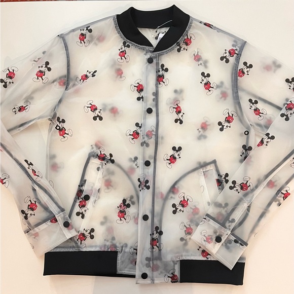 Disney Other - Transparent Mickey Bomber Jacket - Rain Jacket / raincoat